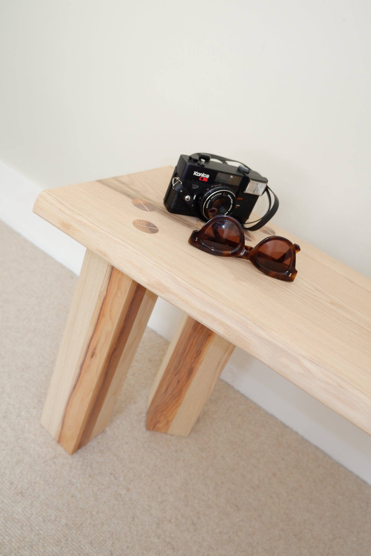 Ash and Yew Bench