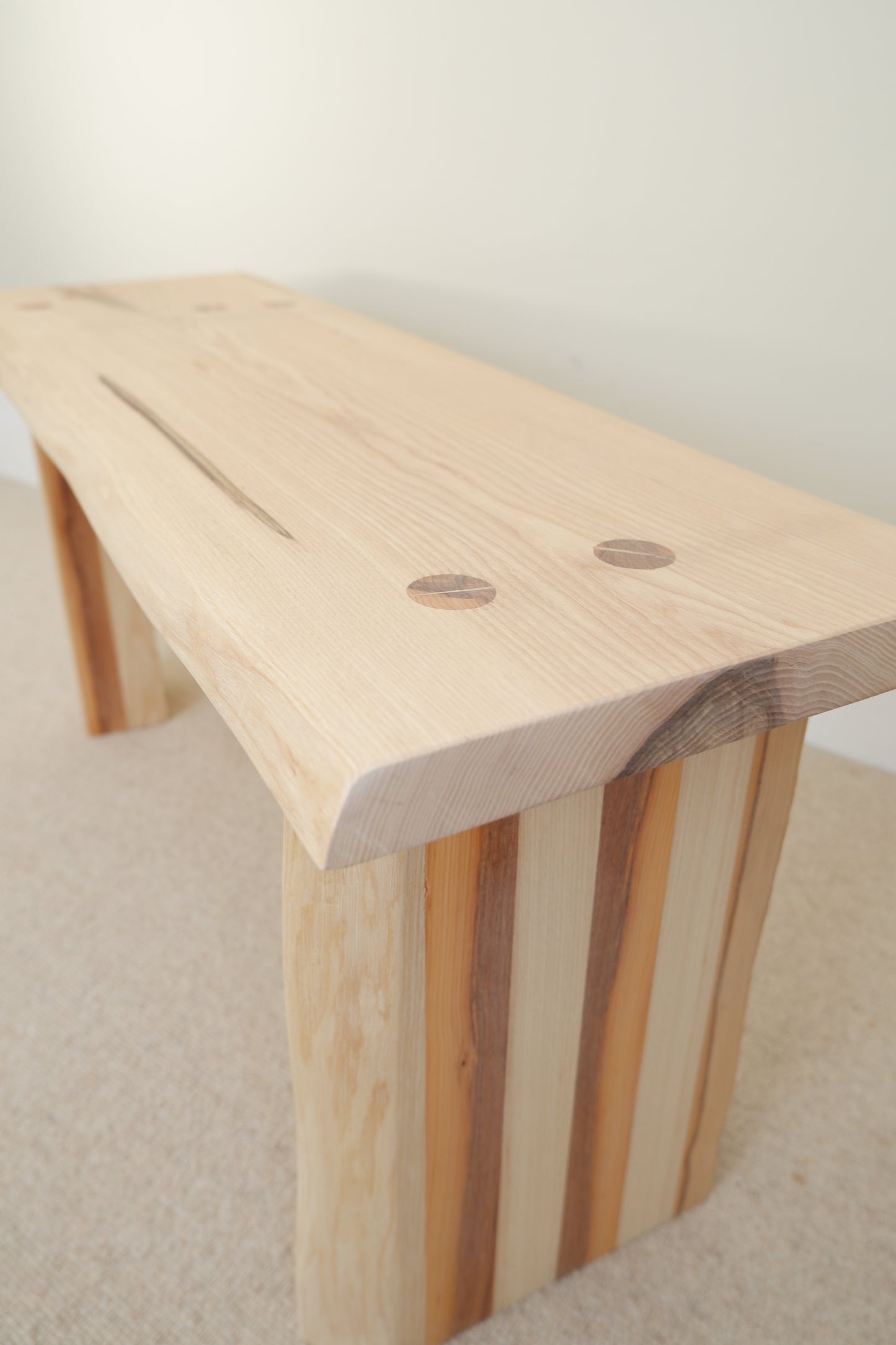 Ash and Yew Bench