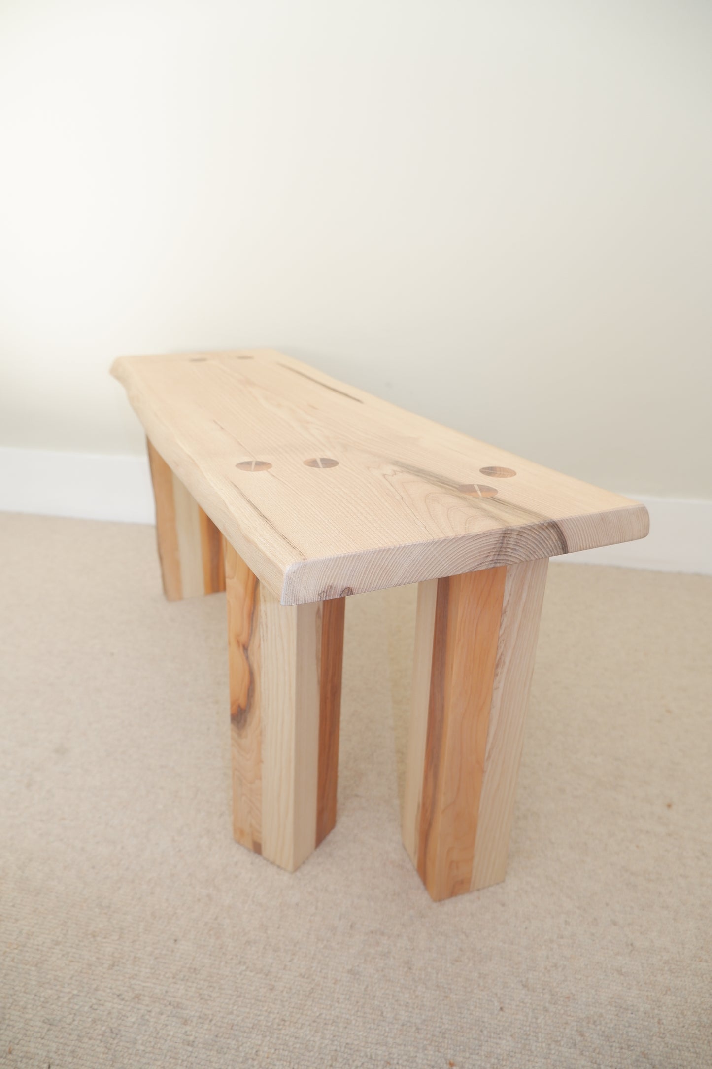 Ash and Yew Bench