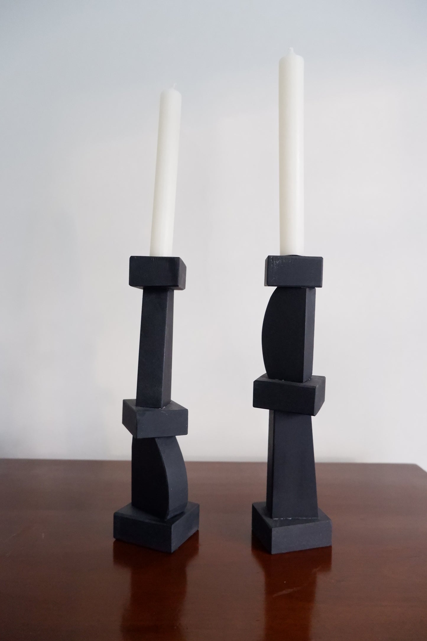 Cubist Candleholders